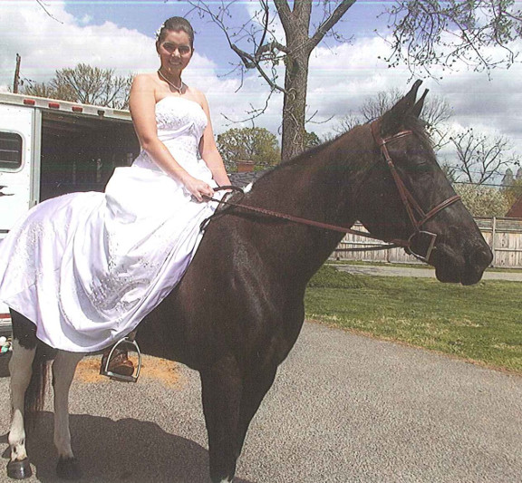 Bride on Horse