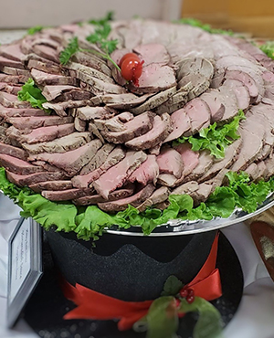 Roast Beef Shrimp St Matthews Christmas Buffet