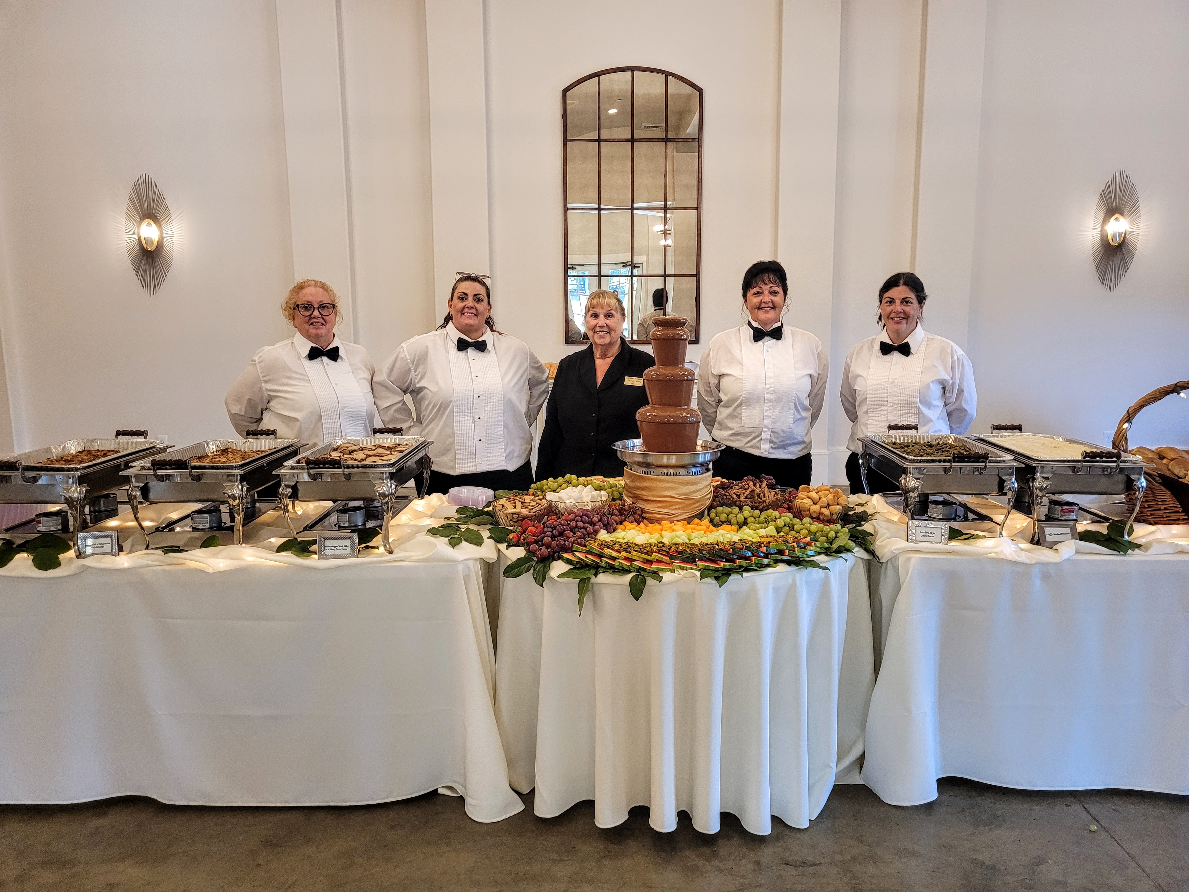Victoria With Staff & Buffet